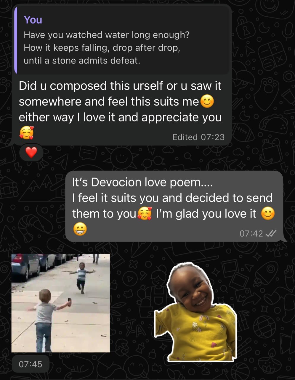 Reader reaction